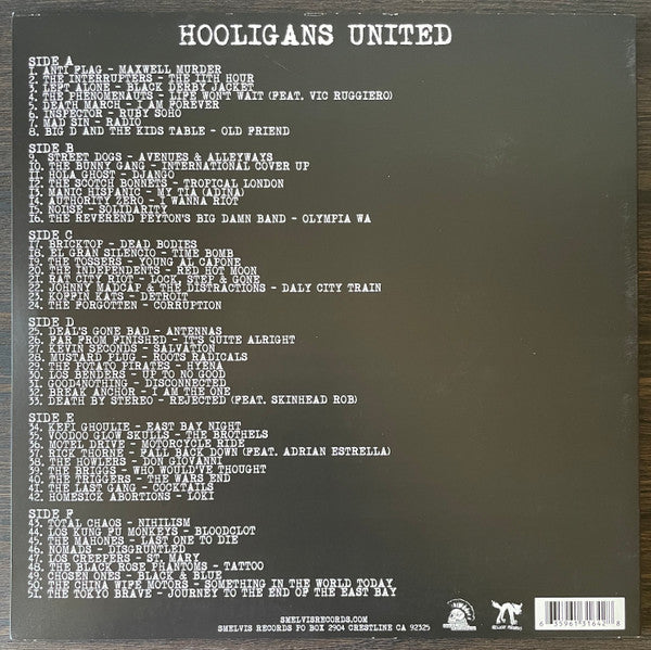 Various : Hooligans United: A Tribute To Rancid   (3xLP, Comp, Ora)