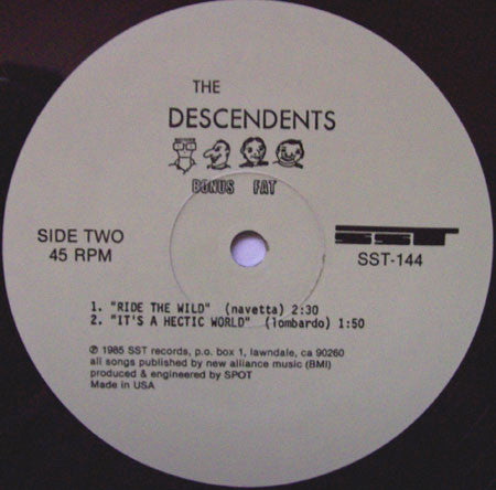 The Descendents* : Bonus Fat (12", Comp, RE)