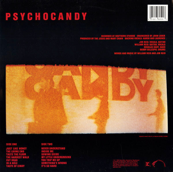 The Jesus And Mary Chain : Psychocandy (LP, Album, RE, 180)
