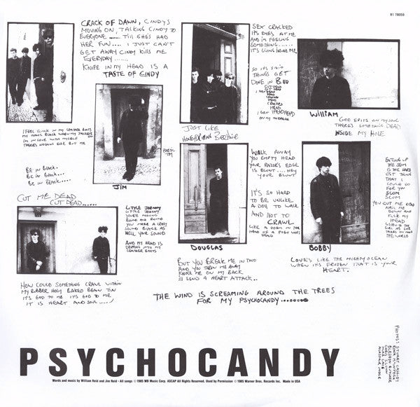 The Jesus And Mary Chain : Psychocandy (LP, Album, RE, 180)