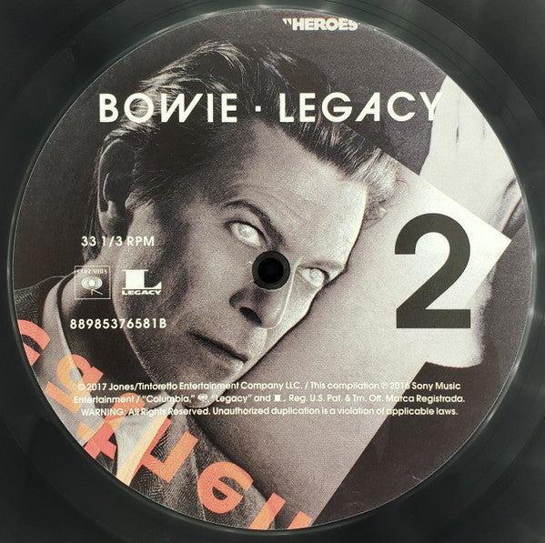 David Bowie : Legacy (2xLP, Comp, 180)