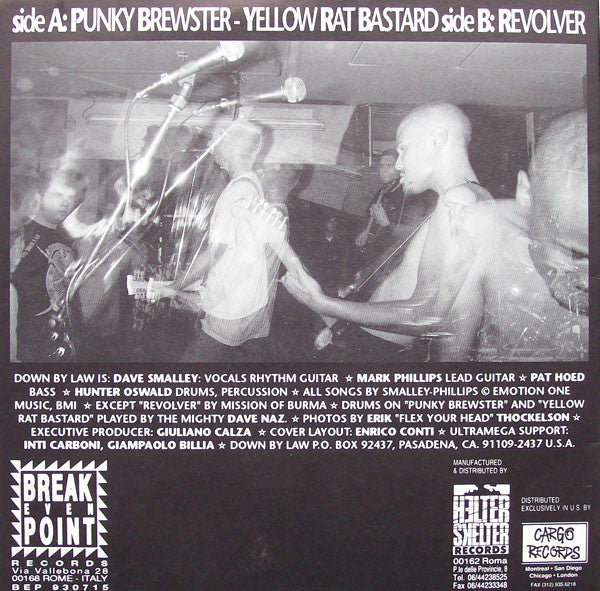 Down By Law (2) : Punky Brewster (7", EP)