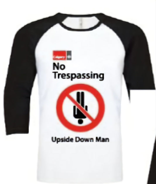 Upside Down Man - Baseball Shirt