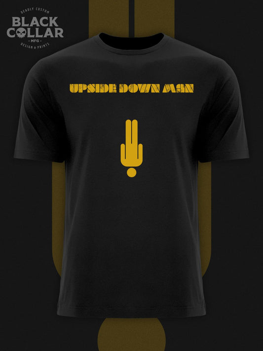 Upside Down Man - Yellow Man t-shirt